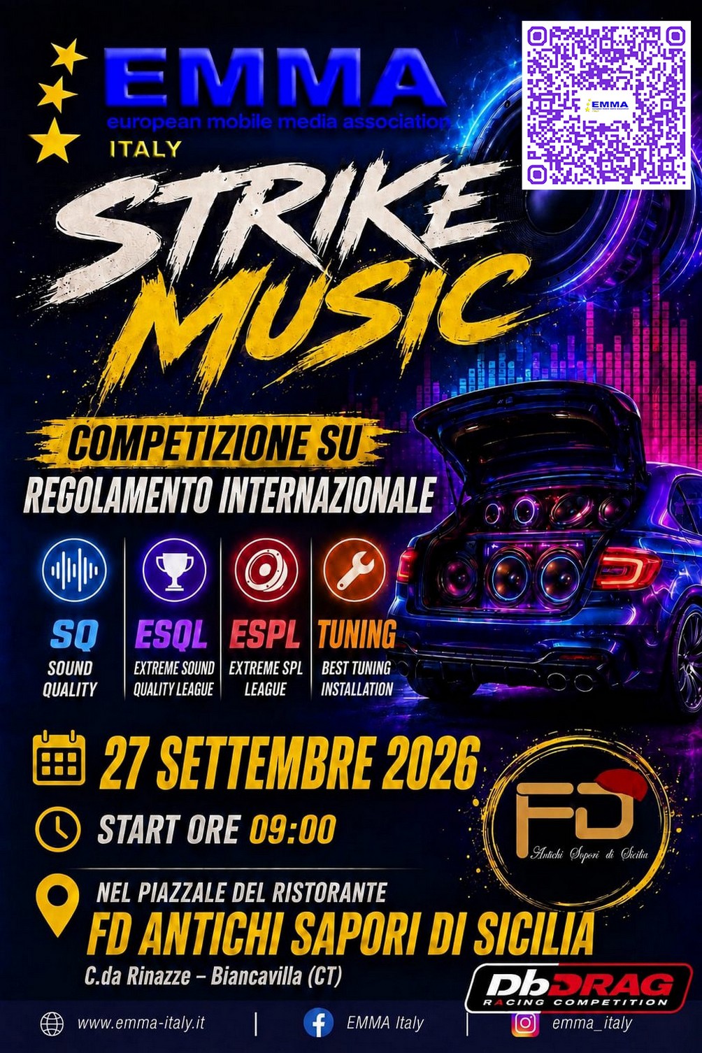 STRIKE MUSIC - BIANCAVILLA (CT) 27/09/2026 STRIKE MUSIC - BIANCAVILLA (CT) 27/09/2026